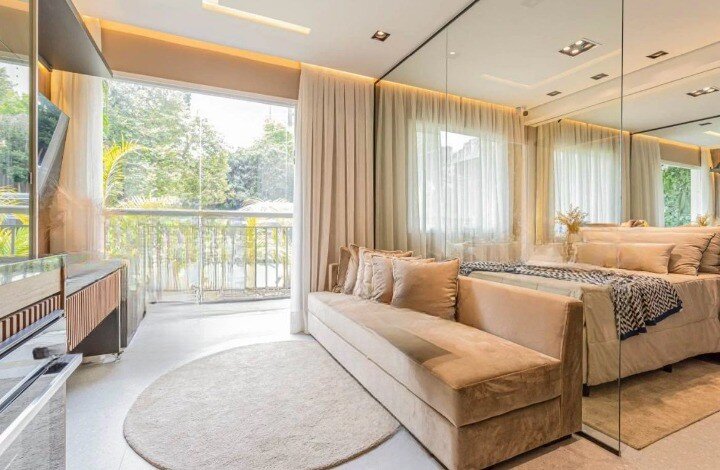 Vila Olímpia! Studio (29m²) mobiliado e decorado com 1 suíte sem vaga à venda